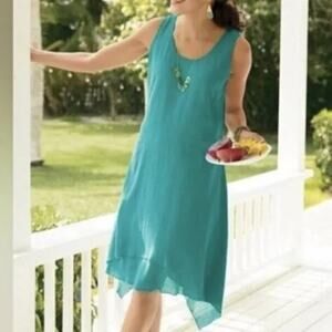 Soft Surroundings Beech Gauze Dress